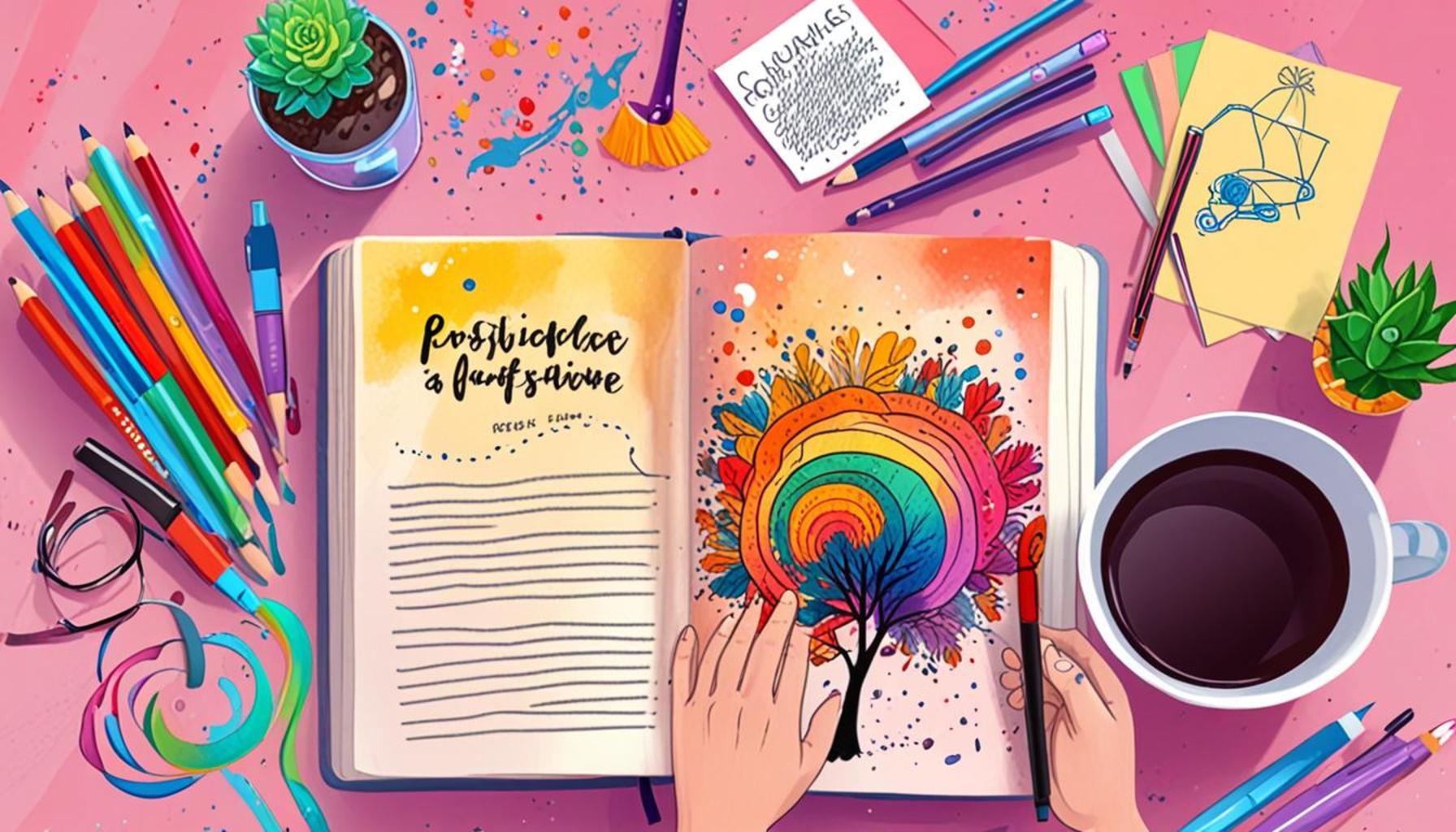 Creating a Positive Affirmations Journal to Combat Stress and Promote Self-Confidence